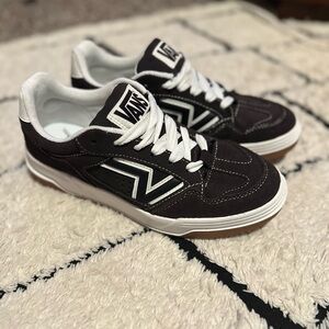 Vans Upland Brown and White Sneakers